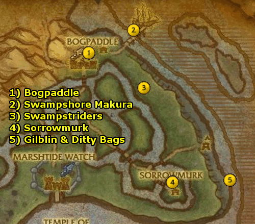 swamp of sorrows leveling guide